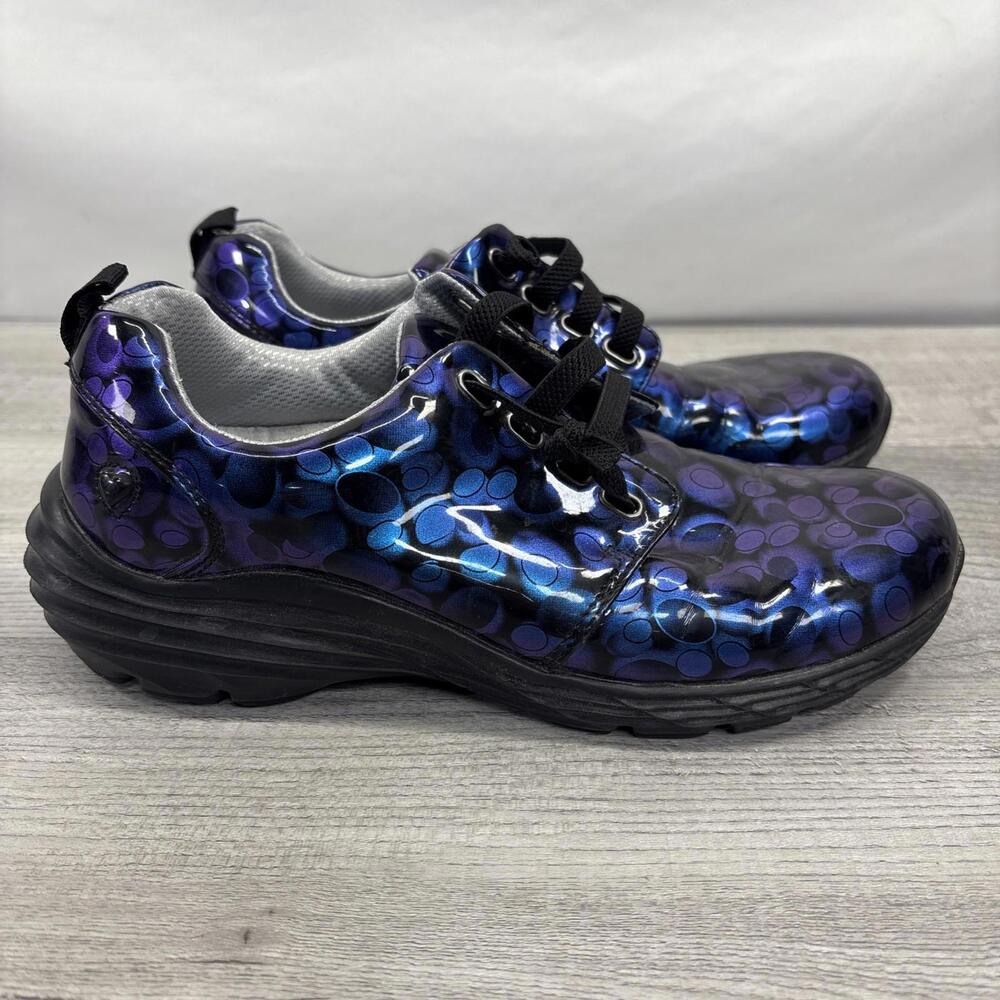 Nurse Mates Align Velocity Womens 7 Orthotic Sneaker Blue Lace Up Shoes - Picture 4 of 15